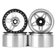 PYFORE 2.2In Aluminum Alloy Metal Wheel Hub Tires 4PCS 63*35mm Hex Adapter 12mm for 1/10 1/8 RC Mode