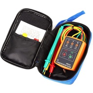 1 Set Portable Sequence Tester -852B 60V~600V AC 3-Phase Sequence Order Rotation Indicator Tester 20