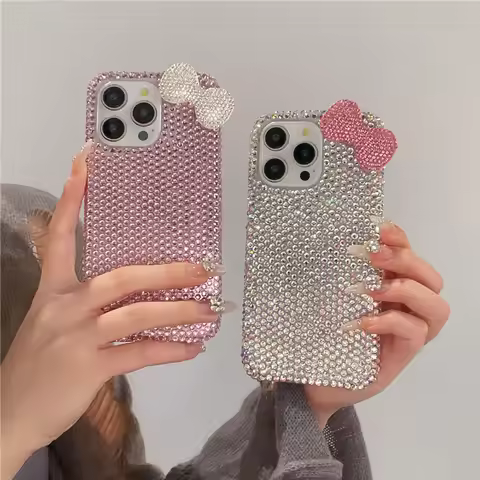 Luxury Diamond Bling Phone Case For Vivo Y76 Y75 Y55 Y73 2021 Y72 Y71 Y71T Y90 Y70 Y67 Y55 Y53 Y51 Y