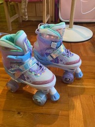 滾軸溜冰鞋 +護膝頭盔x 2 set