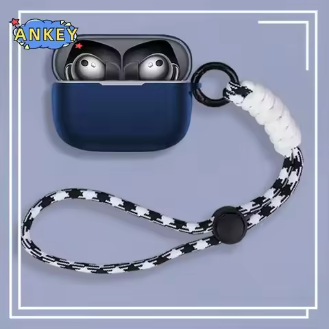 Case for Sony LinkBuds S Protective Silicone Covers Nylon Lanyard Bluetooth Earphone Shell Headphone
