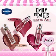 [ YOUNG ] Vaseline Tinted Lip Oil EMILY IN PARIS Limited Edition 4.6ml (4gr) | Nude Creme, Rose Amou
