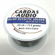 Cardas Audio Grade Quad Eutectic Lead Copper And Silver 4% Brand Germany