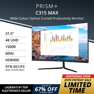 PRISM+ C315 MAX | 31.5" 4K UHD Curved Monitor