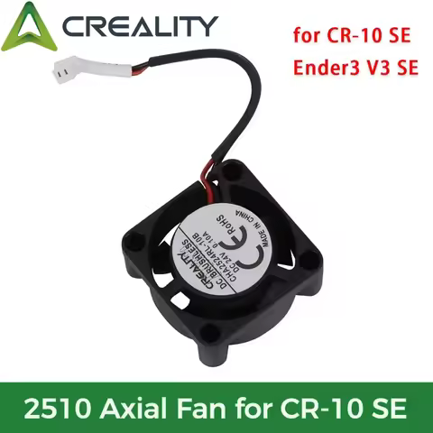 Creality 2510 Axial Fan for CR-10 SE / Ender3 V3 SE Mini 2510 Cooling Fan 24V 13000±15%_L45_1.25 for