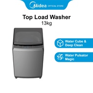 Midea MA200W130D Grey Top Load Washing Machine, 13kg, Water Efficiency 3 Ticks