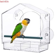 XINYUE Bird Feeder Garden Food Container With Suction Cup Myna Outdoors Pet Supplies Bird House