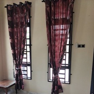 langsir bercorak untuk rumah