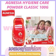 Agnesia Hygiene Care Powder Classic (New Look) Agnesia Antiseptic Powder / Talcum 100g