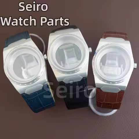 VC222 Watch Case Solid Stainless Steel 37mm Watch Case Sapphire Glass 100M Waterproof for NH35 NH36 