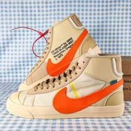OFF-WHITE x NIKE Blazer Mid All Hallows Eve beige sneaker shoes for men and women