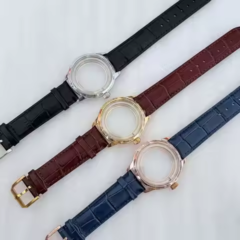 41mm Cocktail Round Shaped Watch Case Fit 35mm Dial For Seiko Presage NH35/36/34/4R Automatic Moveme