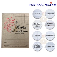 F5 40 Pages Exercise Book/ Buku Latihan/ Buku Tulisan/ Craft Cover