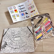 Chameleon Kidz Blendy Pens Blend &amp; Spray Creativity Kits (Art Portfolio 14 Marker Creativity Kit) 小朋友 兒童 畫筆 顏色筆 漸變色Marker筆套裝