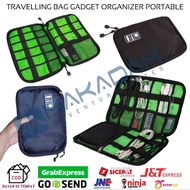 Traveling bag gadget organizer portable case