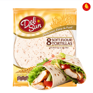 Deli Sun Tortilla Wrap ขนาด 9 นิ้ว แป้งแรป โฮลวีท ธัญญพืช