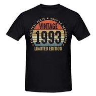 New 1993 Vintage T-Shirt All Original Pieces 1993 Cotton Retro Birthday Gift Short Sleeve
