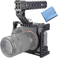 MAGICRIG A7RIII Cage with Arri-Type Locating Top Handle & Cold Shoe Mount for Sony A7III /A7RIII /A7
