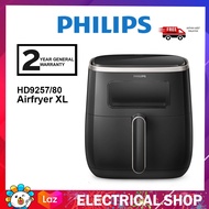 {FREE SHIPPING} Philips 5.6L Airfryer HD9257 3000 Series XL Digital Window HD9257/80 / HD925780 (Bla