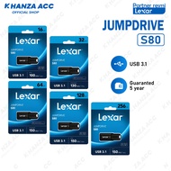 KHANZAACC LEXAR S80 JumpDrive Flashdisk 16GB 32GB/ 64GB/ 128GB/ 256GB/