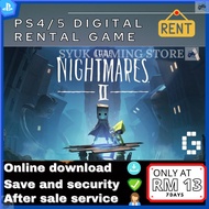 [PS4/5 game]Little Nightmares II/Rental Game/Genuine Activation/Playstation/7 Days