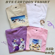Bts CARTOON T-Shirt, BTS T-Shirt, CARTOON Version, KPOP T-Shirt