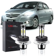 New หลอดไฟหน้ารถยนต์ LED T12 6000K สีขาว แบบเปลี่ยน สําหรับ Toyota Vios(NCP93) 2007-2013 (1 คู่)