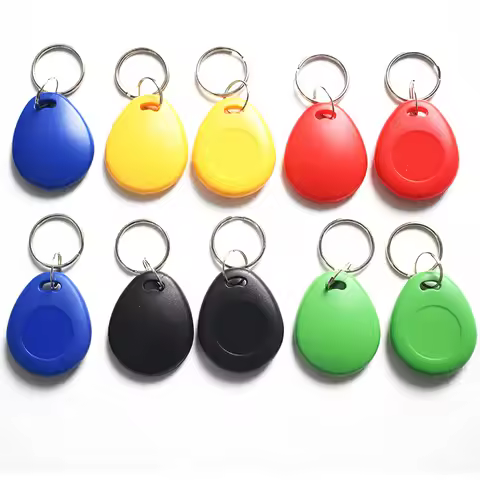 10Ps 125Khz RFID EM ID T5577 Keyfobs Card Duplicator Badge Copy Rewritable Writable Duplicate Proxim