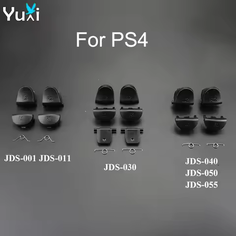 YuXi 1 Set L2 R2 L1 R1 Trigger Buttons With Springs For PS4 Controller JDS JDM 001 011 030 040 050 0