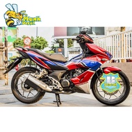 Winner X HRC red car sticker