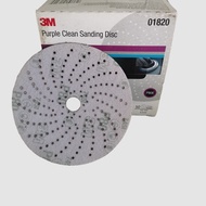 3m 01820 PURPLE CLEAN SANDING DISC P80E