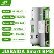 JBD Smart BMS 7S~24S 8S 24V 10S 13S 16S 48V 20S 60V 50A 80A Current Protect LiFePo4 Li-ion BMS BT