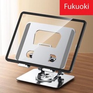 Fukuoki - 360°旋轉平板電腦支架(銀色)(TS-02-Silver) Fold Stand 多用途支架 iPad支架 電話支架 電話架 平板支架 (在家工作必備系列)