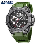 SMAEL Watches Men's Chronograph Sports Wristwatch Colorful Waterproof Shock Watch Men Luminous Multi-function Dual Displa Quartz Clock Man
