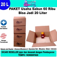 ULTRAMOM Biang Sabun Cuci Piring 20 Liter PREMIUM Busa Banyak + Kinclong + Anti Bakteri ( Paket Usah