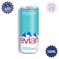 evian Sparkling Natural Mineral Water Can (330ml)