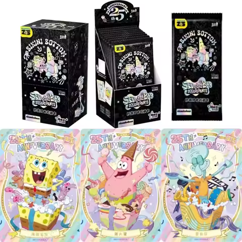 KAYOU Genuine SpongeBob SquarePants Card Fun Time Special Package Bikini Bottom 25th Anniversary Col