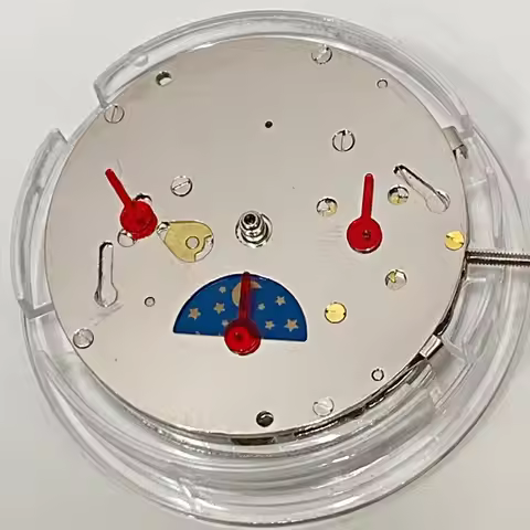 China Made Automatic Mechanical Movement Moon Phase Model 2813 8205 8215 at 6 o'clock