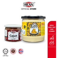 HEXA Cajun Spice 85gm + Salted Egg Sauce Premix 140gm 2Bottle SET