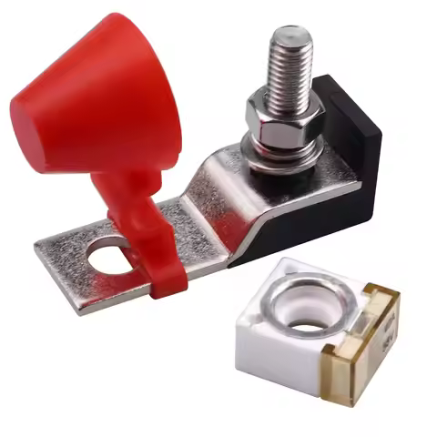 Marine Rated Battery Fuse Terminal Fuse Block MRBF Fuse Bracket 30-300 Amp for Electrical System Ins
