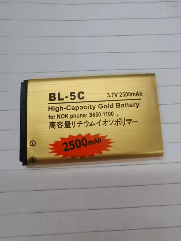 BL-5C Battery 3.7V BL 5C 2500mAh for Nokia BL5C 1600 6230 2600 1100 1110 1200 1208 2700 3100 3110 N7