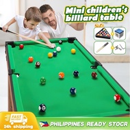 Billiard Table Set for Kids 27x14 inches Mini Billiard Table Set with Tall Feet Pool Table Set