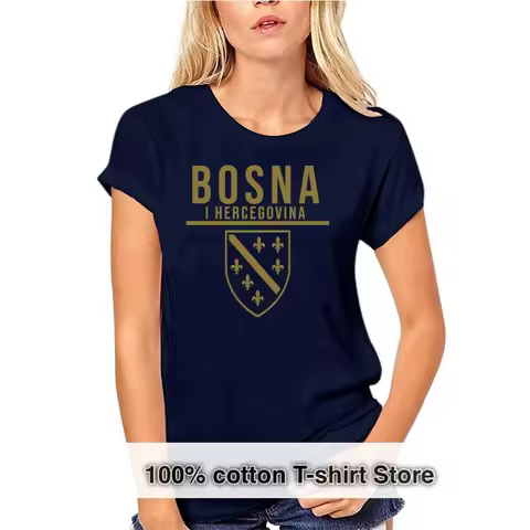 Bosna I Hercegovina/Bosnia And Herzegovina T-Shirt | Yugo T Shirt 2024 New Arrive Mens T-Shirt Casua