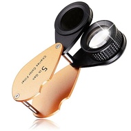 Upgrade Five Color Filter Magnifying Glass 30x Fold Identify Dyed Jewelry JadeNew Year Special