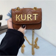 Crj10248 mini Square bag Beautiful Shape Gold Letter Design