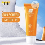 1/2/3pcs Senana Sunscreen Long Lasting Moisturizing And Refreshing Sunscreen Uvb Spf15 Sun Screen bluey1