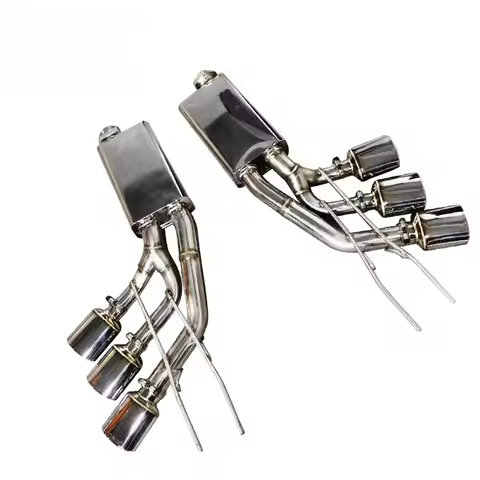 Polish Surface Stainless Steel Sport Racing Catback Exhaust for2011 W463 G55 M113K Engine V8 5.4