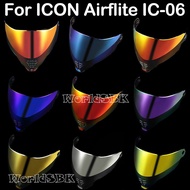 Motorcycle ICON Airflite Visor Shield Fliteshield Mirrored Airflite Faceshield Replacement Face Shield For The Airflite Helmets.