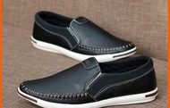 Giày lười nam da mềm đế khâu chăc chắn 2 màu nâu và đen (L22)