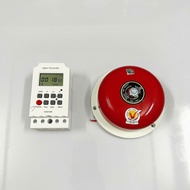 [HCM]Bộ chuông hẹn giờ trường học - chuông 4 inches 73dB hẹn giờ 28 lần reo chuông/ngày điện áp 220A